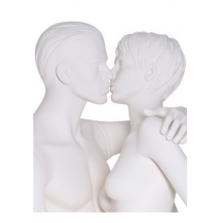 Mannequins couple in love
